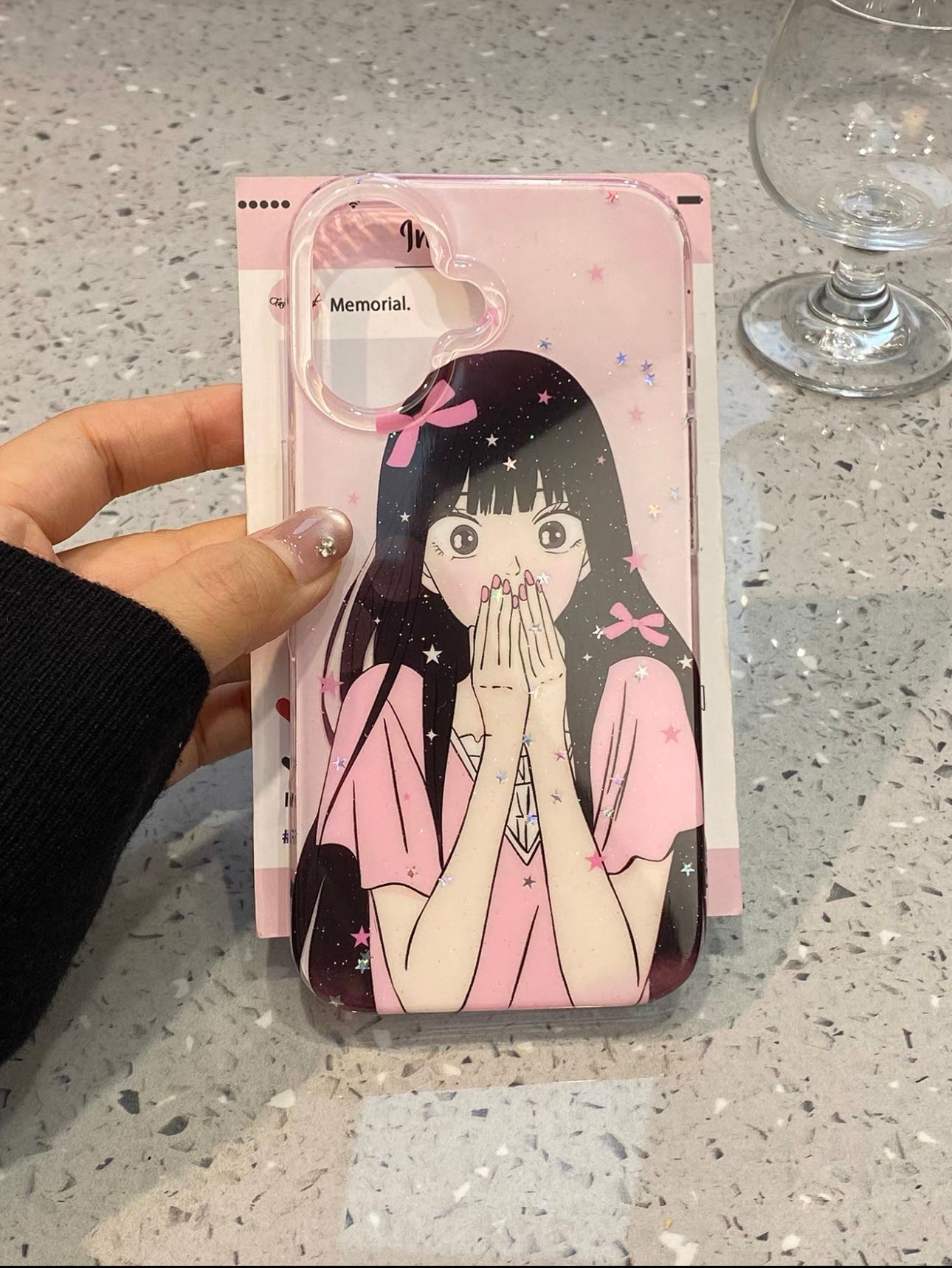 Sawako phone case pink