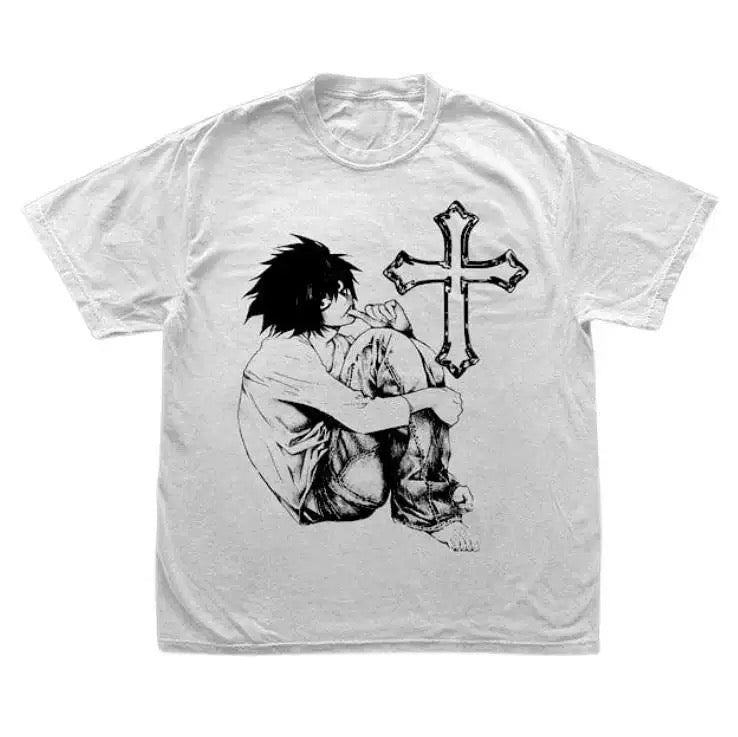 “L death note tee”