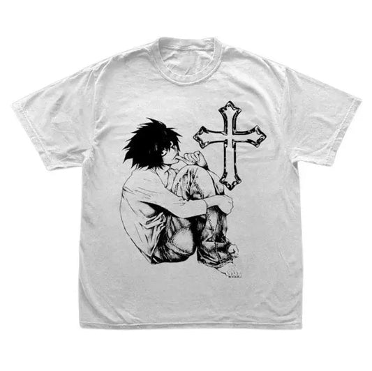 “L death note tee”